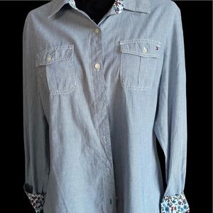 Woman button down shirt